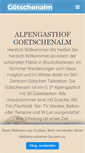 Mobile Screenshot of goetschenalm.com